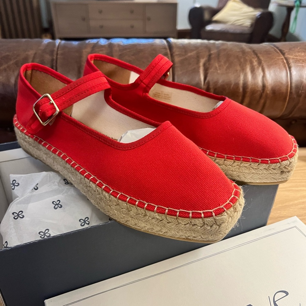 Maeve Espadrille Mary Jane Flats from Anthro - Picture 2 of 6